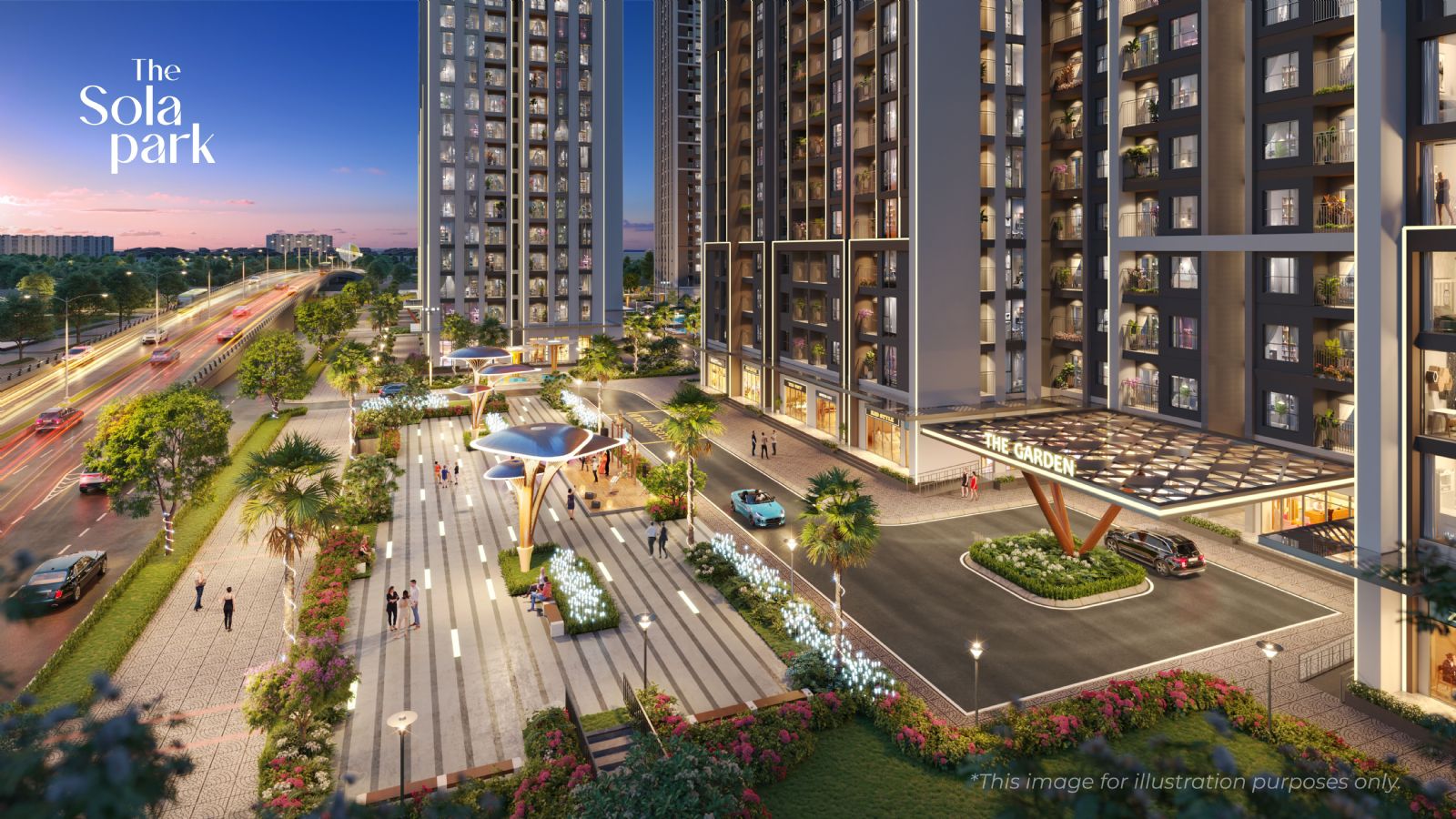 The amenities at The Sola Park Imperia Smart City