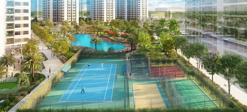 The amenities at The Sola Park Imperia Smart City