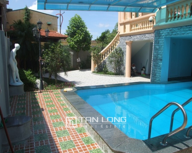 3-storey villa with swimming pool for lease in Nguyen Khoai road, Hai Ba Trung dist, Hanoi 6