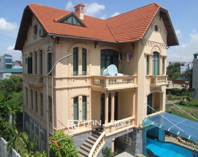 3-storey villa with swimming pool for lease in Nguyen Khoai road, Hai Ba Trung dist, Hanoi 8