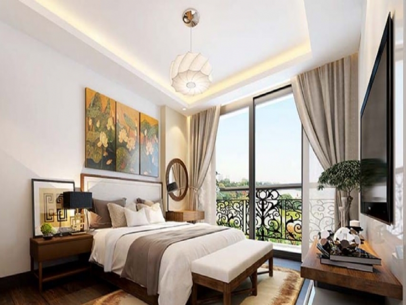 A delightful and spacious 3 bedroom apartment for rent in Hanoi Aqua Central. 2