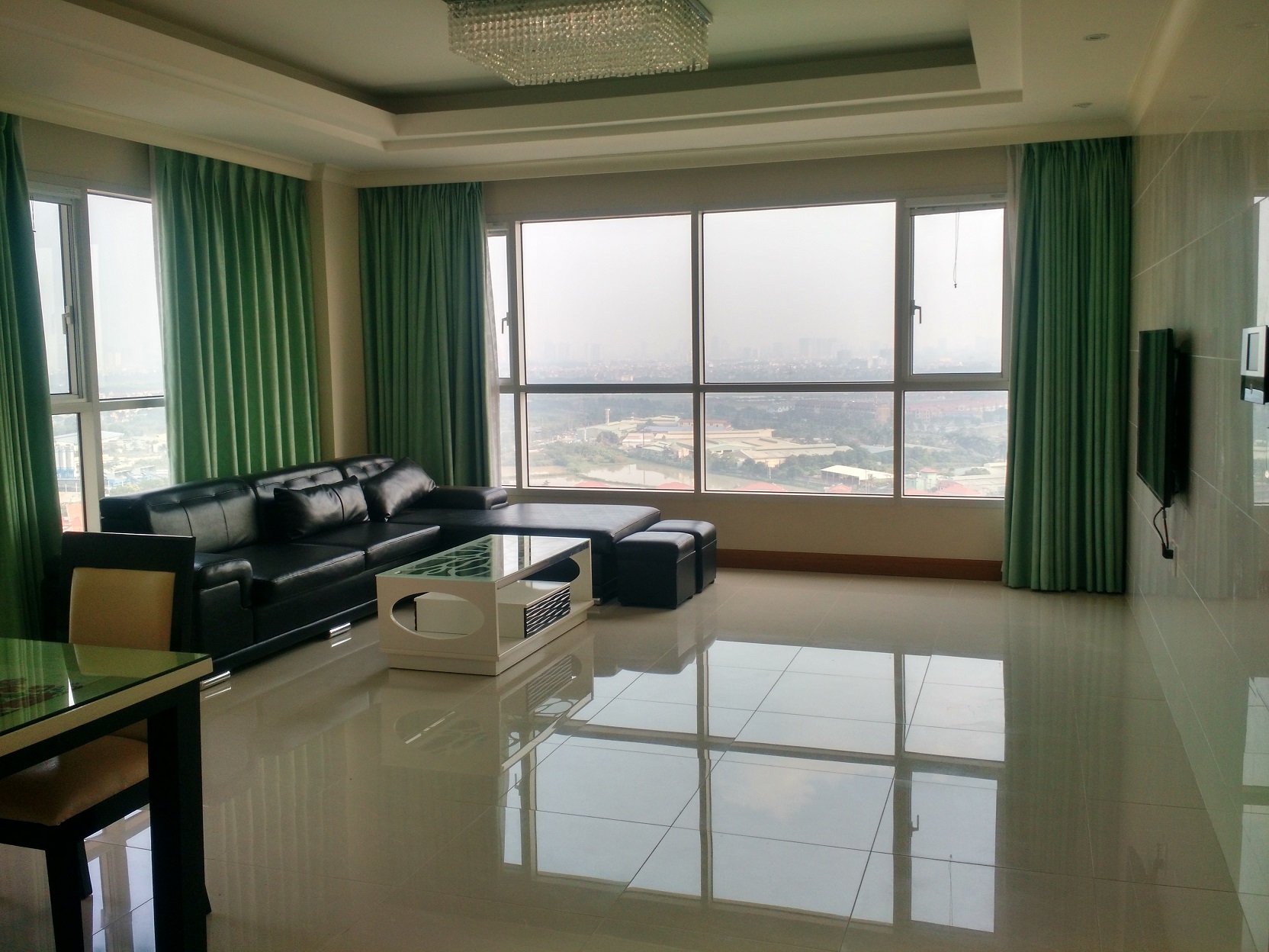 A magnificent view and elegant 3 bedroom apartment for rent in Splendora An Khanh