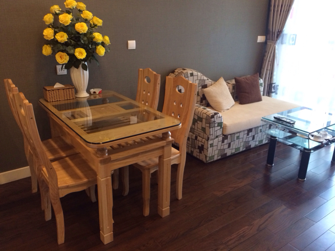 Apartment full furnished for rent in Lancaster, Nui Truc street, Ba Dinh District, Hanoi.