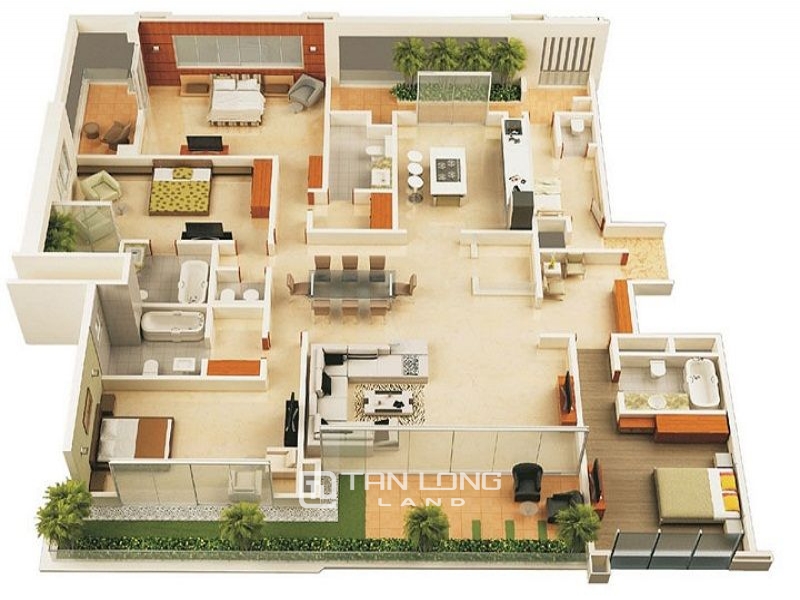 Apartments 04 bedrooms for sale in Vinhomes Gallery. 1