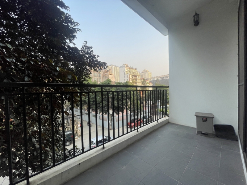 Big balcony serviced apartment for rent in To Ngoc Van St Tay Ho 5