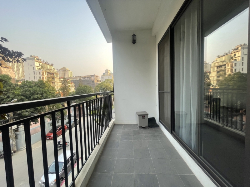 Big balcony serviced apartment for rent in To Ngoc Van St Tay Ho 25