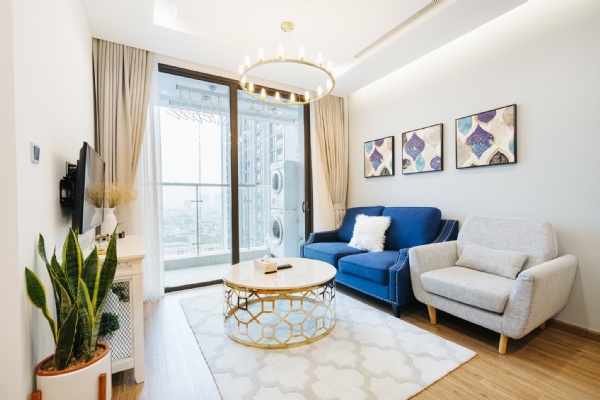 Bright 1-bedroom apartment for rent at M2 building, Vinhomes Metropolis