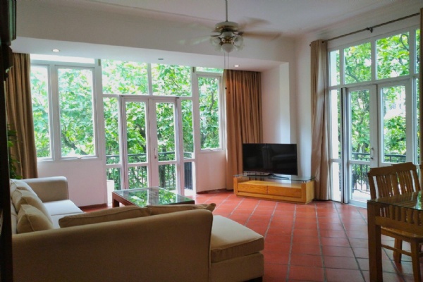 Bright apartment for rent in Tay Ho 