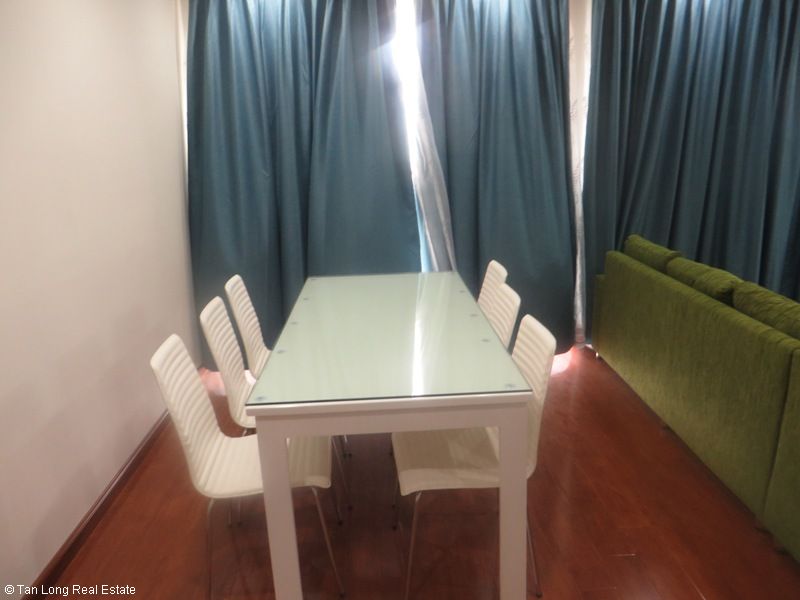 Bright fully furnished 3 bedroom apartment at Tower C, N04 building for rent on Hoang Dao Thuy street, Trung Hoa Nhan Chinh, Cau Giay 3