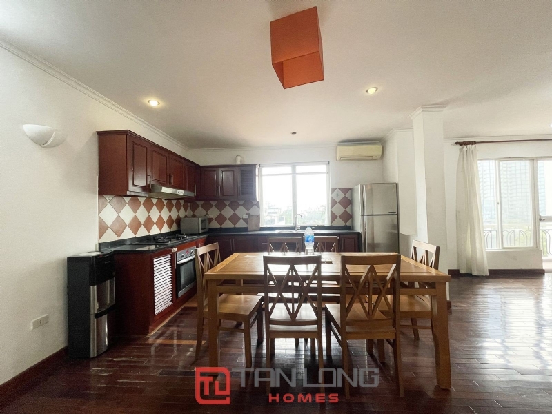 Charming westlake view and balcony apartment 2 bedrooms in To Ngoc Van street for rent. 1