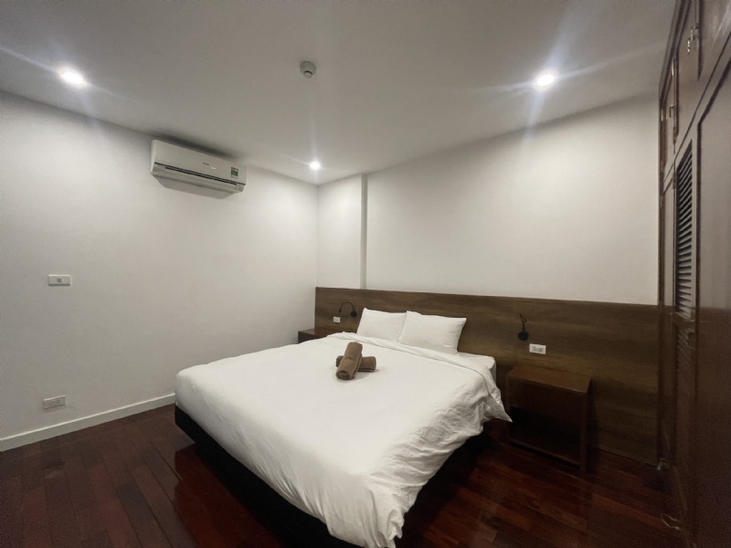 Colorful serviced apartment for rent on To Ngoc Van St Tay Ho 15