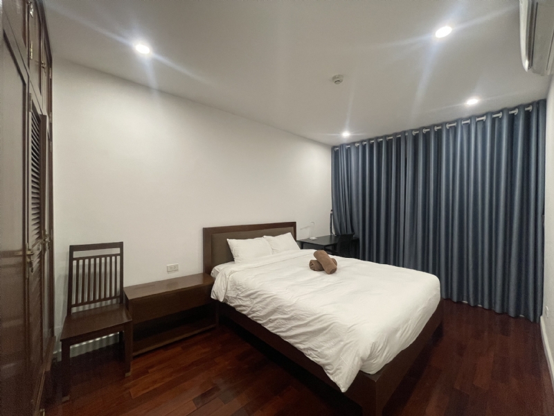 Colorful serviced apartment for rent on To Ngoc Van St Tay Ho 17
