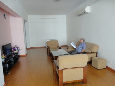 Corner apartment for rent at CT2 Vimeco, Cau Giay district, Hanoi
