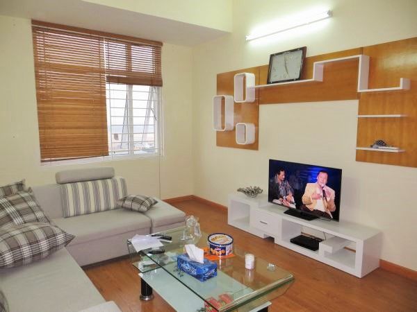 Full modern furniture apartment for rent in Nam Cuong urban area, Bac Tu Liem, Hanoi.