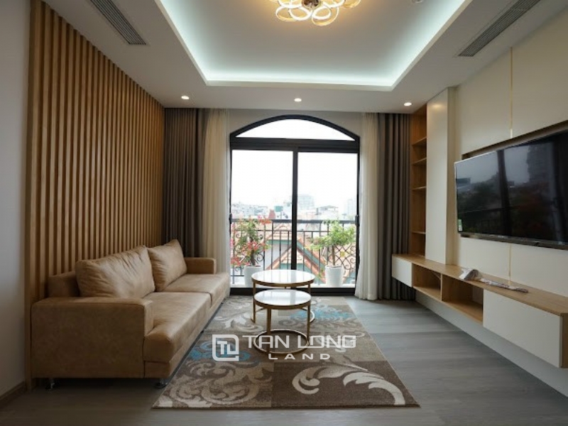 Gorgeously cozy, newly built with stunning-design Service Apartment in To Ngoc Van for rent 1