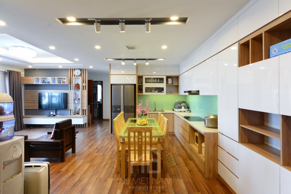 Hot, apartment for rent in Nam Do Complex 609, 97m2, 2 beds, basic furniture price: 8 million VND / month