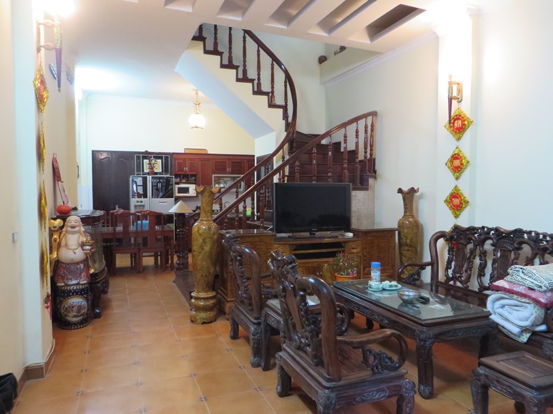 House with sauna for rent in Tran Duy Hung str, Cau Giay dist, Hanoi