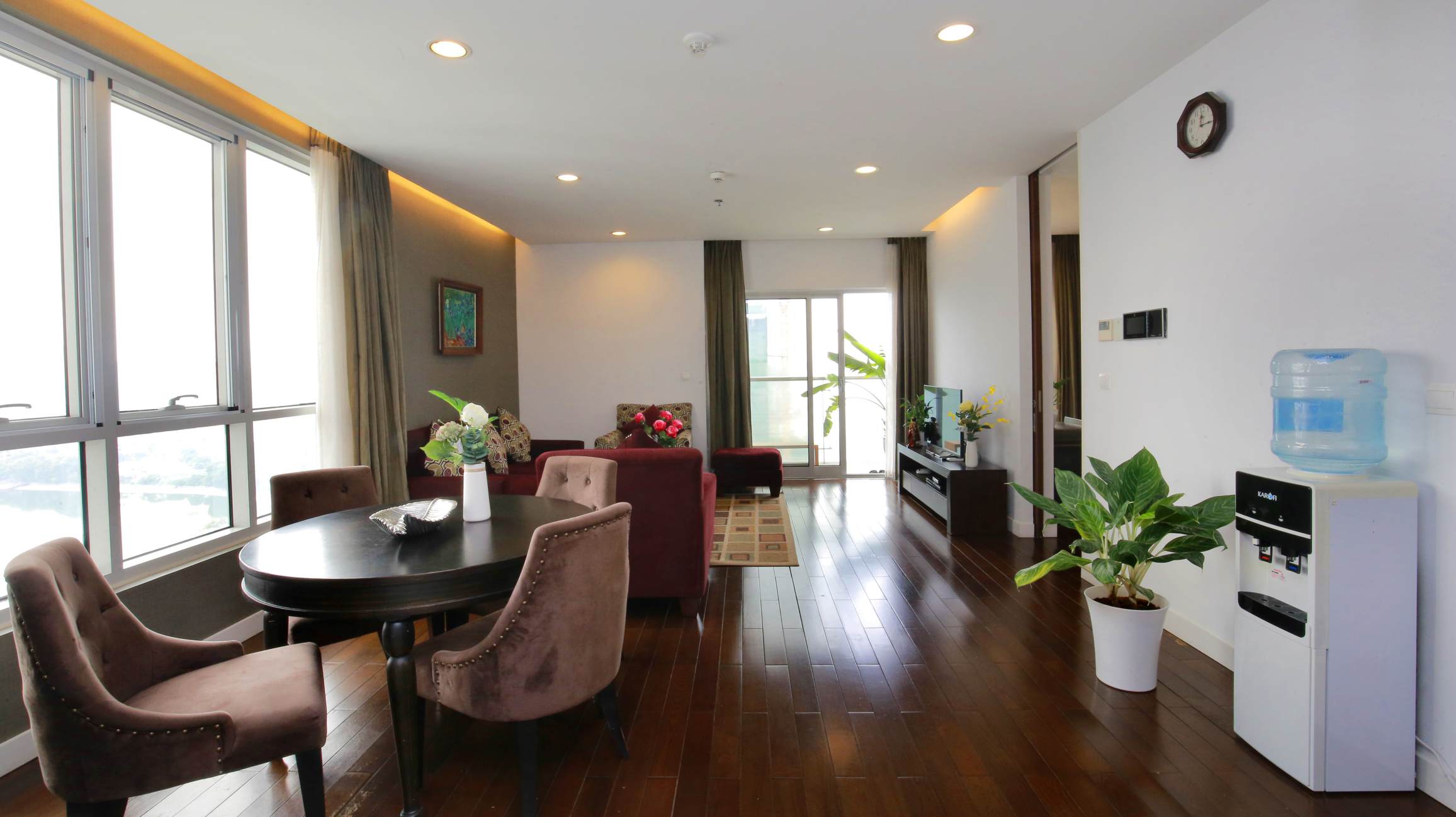 Lakeview 2 bedroom apartment for rent on 19F Lancaster Hanoi
