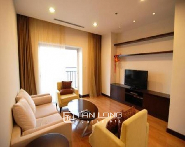 Modern 2 bedroom apartment on high floor in Hoa Binh Green Apartment 1