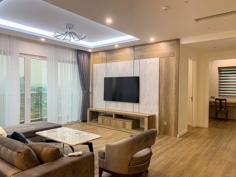 Modern 3BDs apartment for rent in Ciputra Hanoi 5