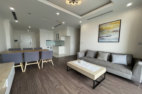 Modern partly furnished apartment for rent in R1 building, Sunshine Riverside