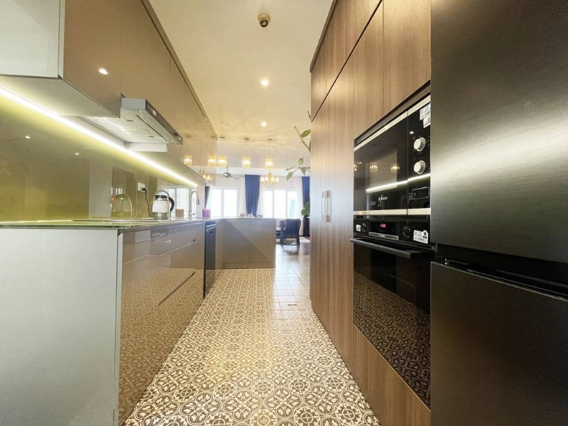 Newly constructed 2-bedroom apartment in Ciputra with a distinctive Indochine-style 17