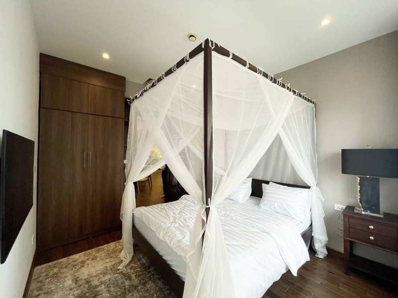 Newly constructed 2-bedroom apartment in Ciputra with a distinctive Indochine-style 22