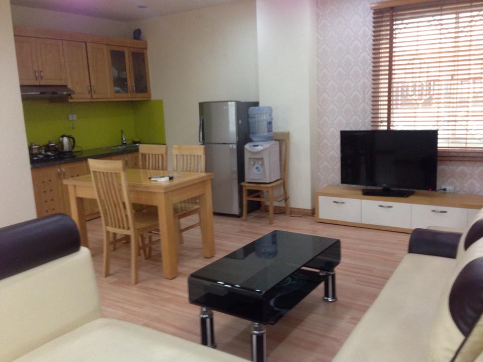 Nice serviced apartment for rent in Ngoc Lam, Long Bien district, Hanoi. 