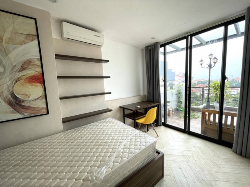 Nice - view 2 bedrooms in To Ngoc Van Street, Tay Ho for rent 7