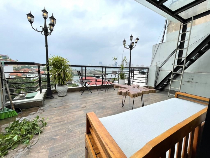 Nice - view 2 bedrooms in To Ngoc Van Street, Tay Ho for rent 14
