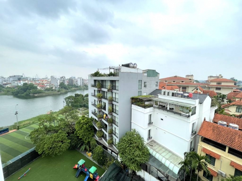 Nice - view 2 bedrooms in To Ngoc Van Street, Tay Ho for rent 16