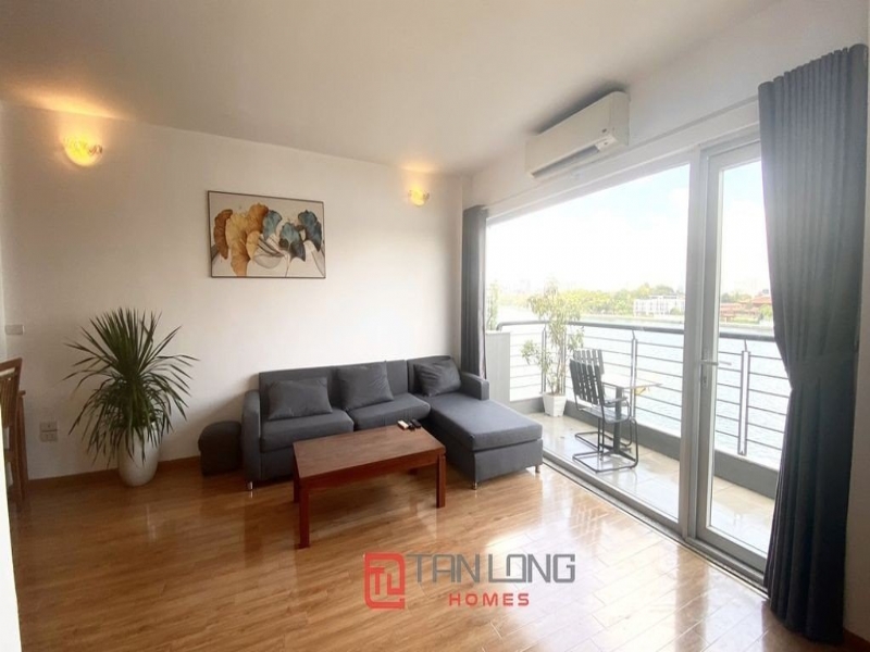 Nice West lake view 2 bedroom apartment in Tu Hoa for rent. 1