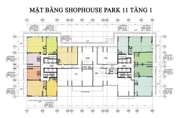 Park 11 shophouse for sale in Vinhomes Times City. Contact for price