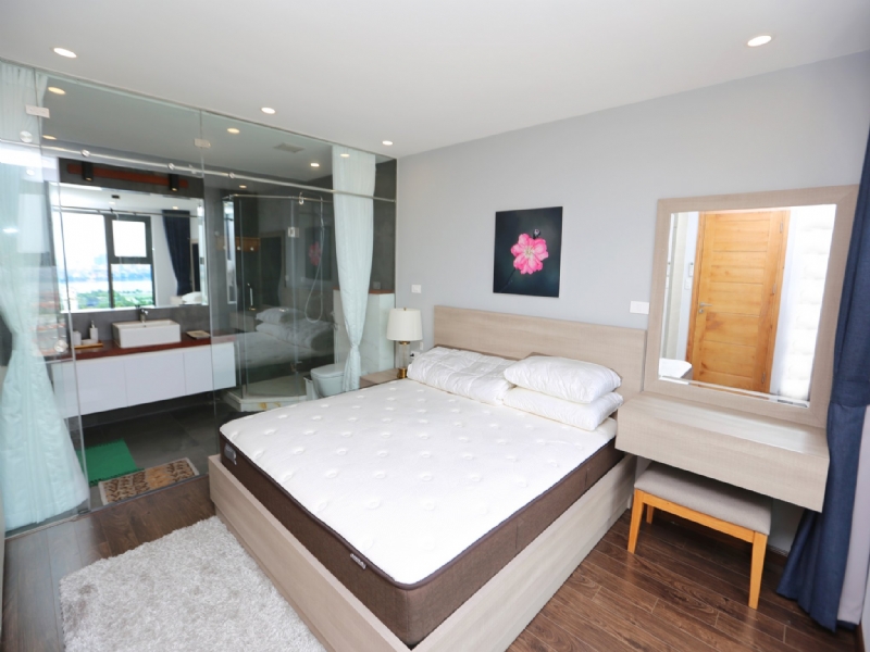 West lake view 02 bedroom apartment in D’Le Roi Soilei 59 Xuan Dieu street for rent 5