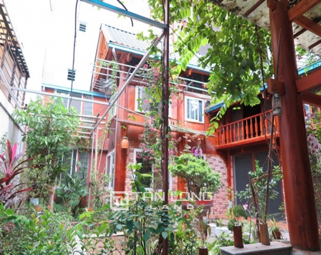 Wooden style house for rent in 173 Hoang Hoa Tham Str, Ba Dinh Distr 1