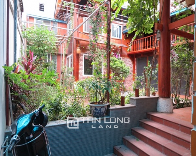 Wooden style house for rent in 173 Hoang Hoa Tham Str, Ba Dinh Distr 3