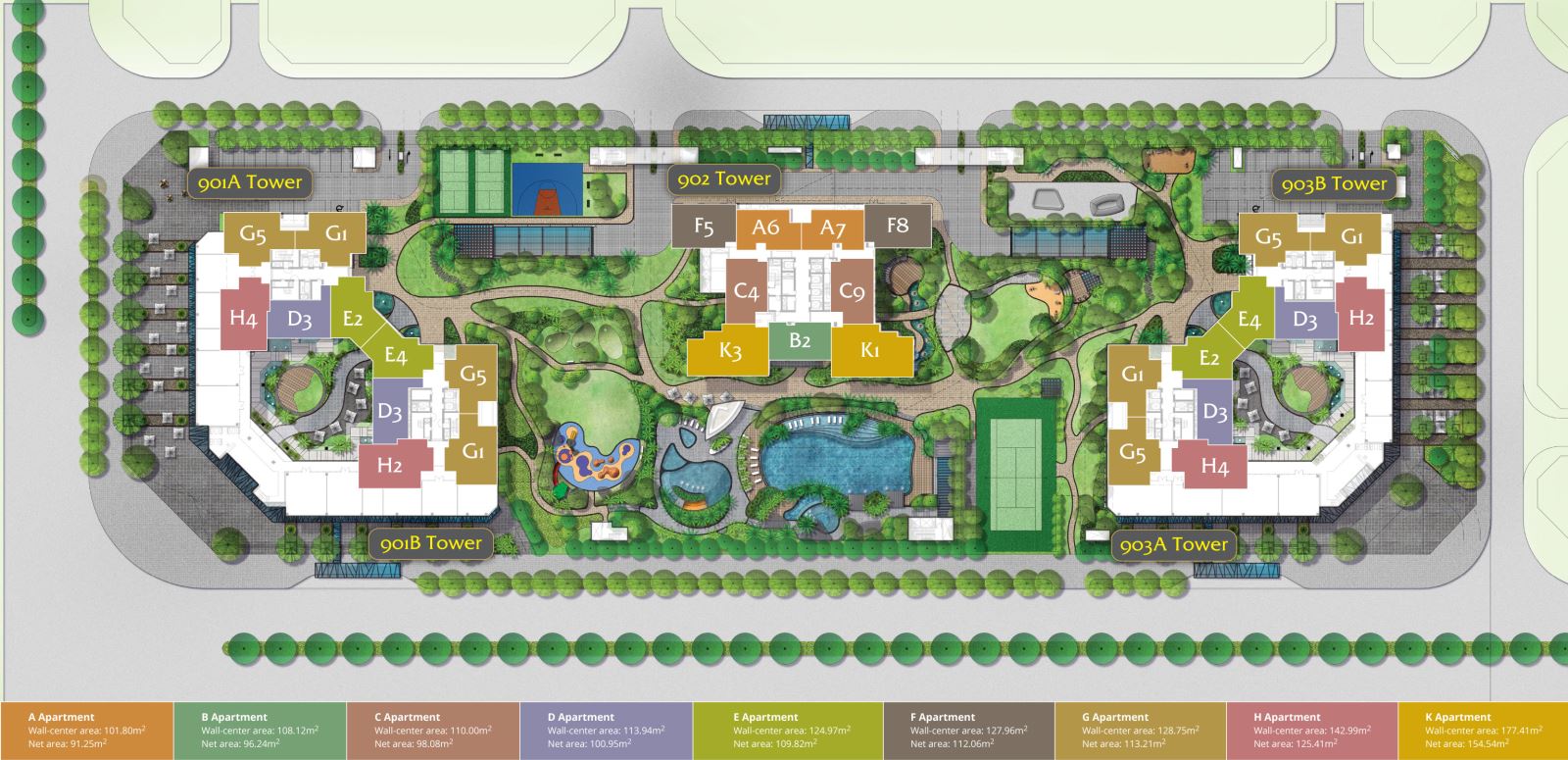 Plan gorund of Apartment base