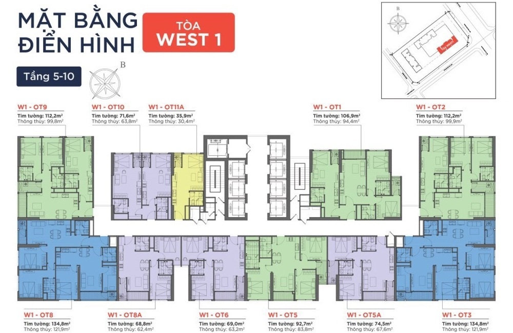 Apartments for sale in Vinhome West Point