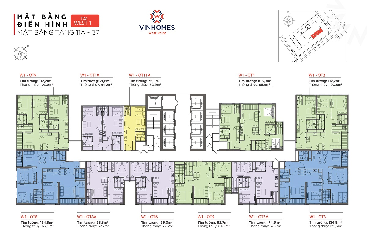 Plan ground West 1 