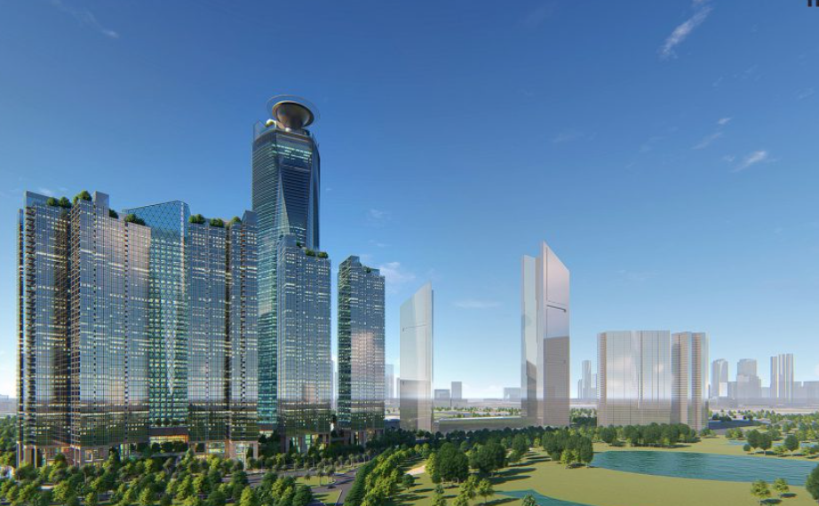 Architectural style and construction of Sunshine Empire