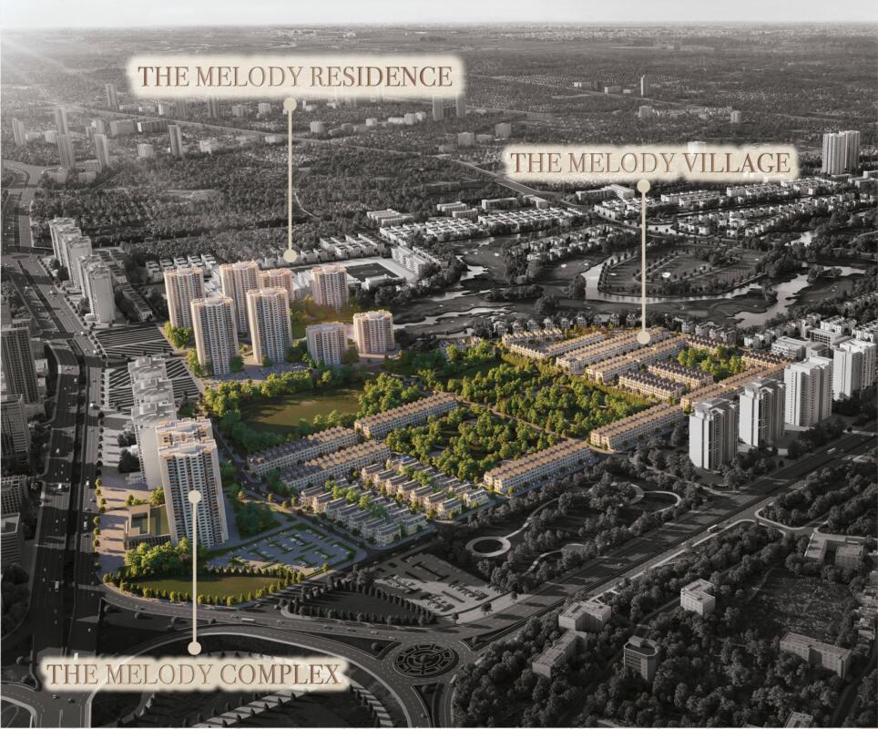 Location of The Melody Residence project