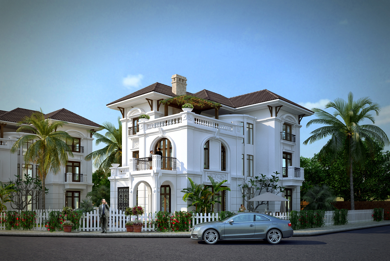 villas for rent in Tay Ho